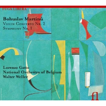 image of Lorenzo Gatto, violin - Bohuslav Martinu: Violin Concerto Nr. 2/Symphony Nr. 1 CD