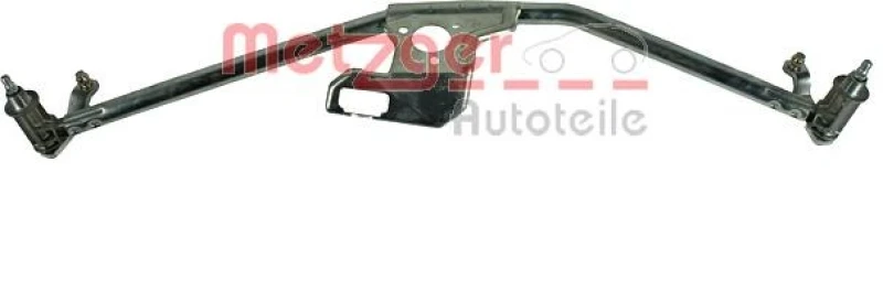 Image of METZGER 2190236 Wiper Linkage Front, without electric motor, for left-hand drive vehicles Wiper Linkage (300)