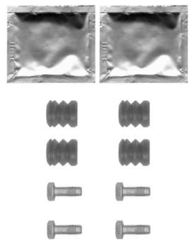 Image of HELLA Accessory Kit, brake caliper HELLA 8DZ 355 201-581