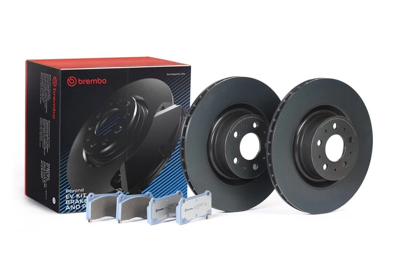 Image of BREMBO Brake discs and pads set BREMBO KT 08 042
