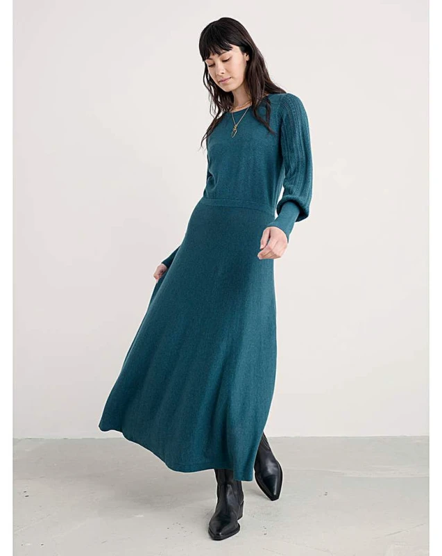Image of Seasalt Seasalt Cornwall Herring Gull Dress Blue Multi-Coloured - Seasalt - Size: 22 Blue Multi-Coloured Female 22 PV67808