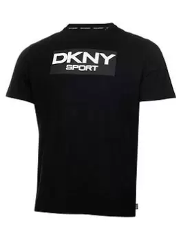 Image of DKNY SPORT Richmond Hill T-Shirt - Black, Size XL, Men