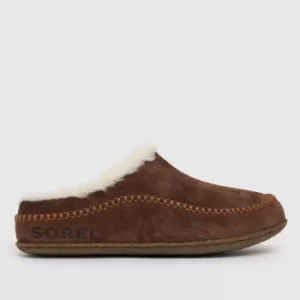 image of SOREL Brown Lanner Ridge Slippers