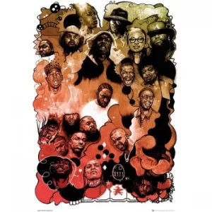 Image of Rap Gods Watercolour 3 Maxi Poster