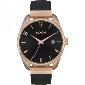 image of Ladies Nixon The Bullet Leather Luxe Watch