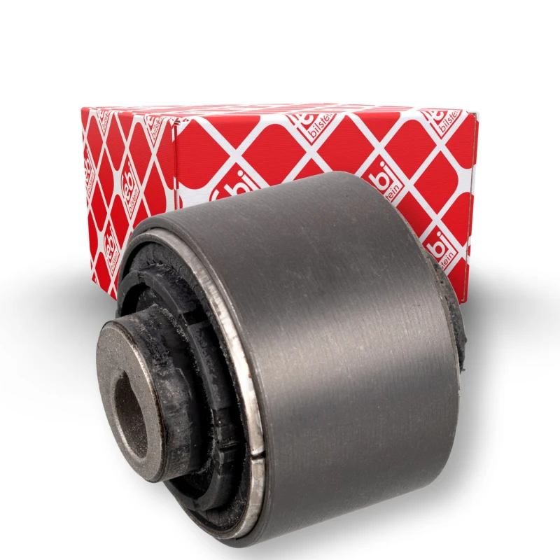 Image of FEBI BILSTEIN 173268 Arm Bushes Front Axle Right, with mounting sleeve Elastomer Control Arm-/Trailing Arm Bush (251)
