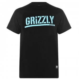 image of Grizzly Printed T Shirt Mens - Stamp