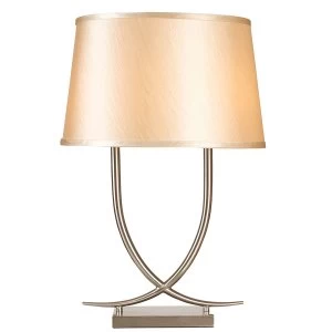 image of The Lighting and Interiors Group Ritz Table Lamp - Chrome