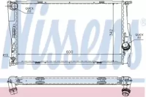 image of 60785A Nissens Radiator engine cooling