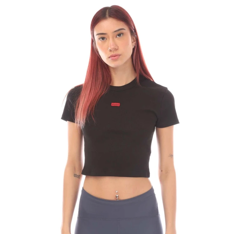 Image of Hugo Deluisa Crop Top - Black 14