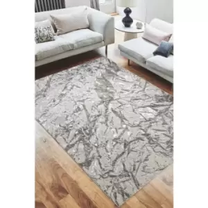 Image of Aurora AU09 Satin 240cm x 340cm Rectangle - Grey
