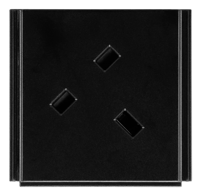 Image of AMX HPX-P250-PC-UK outlet box Type G (UK) Black