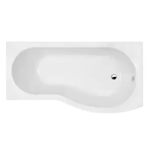 image of Nuie 1700mm Right Hand B Shaped Bath - White