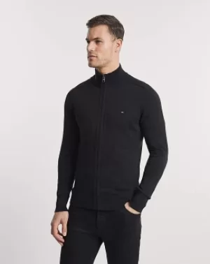 image of Tommy Hilfiger Cashmere Zip Jumper