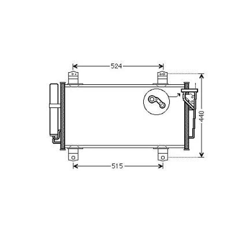 Image of Air conditioning condenser DIEDERICHS DCC1234
