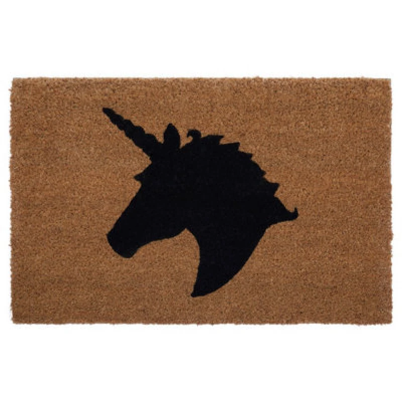 Image of Premier Housewares Unicorn Doormat Brown