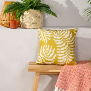 Image of Tocorico Outdoor Cushion Mustard, Mustard / 43 x 43cm / Polyester Filled