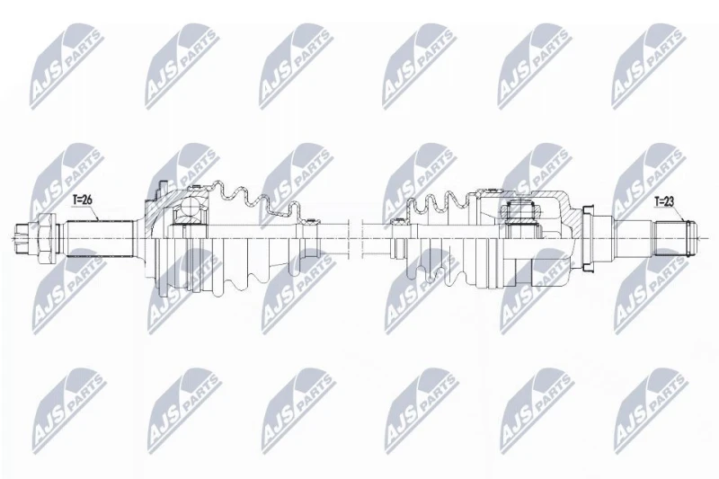 Image of NTY Drive shaft NTY NPW-TY-115