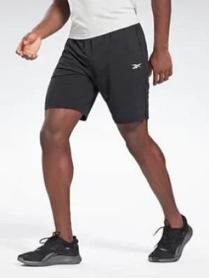 image of Reebok Workout Ready Activchill Shorts, Black Size M Men