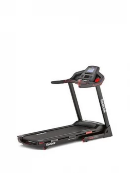 image of Reebok Gt50 One Series Treadmill - Black With Red Trim