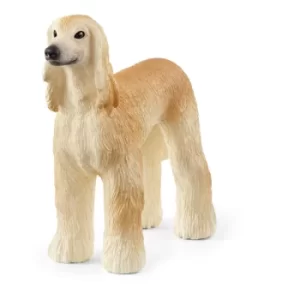 image of Schleich Farm World Afghan Hound Greyhound Toy Figure