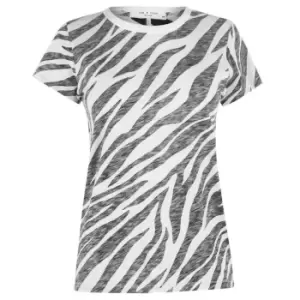 Image of Rag and Bone Rag And Bone Zebra T Shirt - Multi