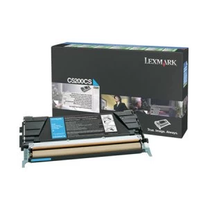 Image of Lexmark C5200CS Cyan Laser Toner Ink Cartridge