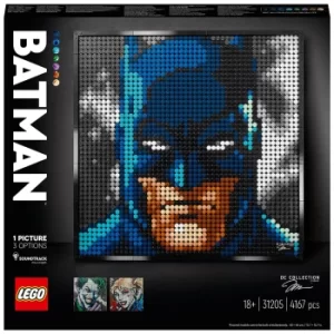 image of LEGO Art Jim Lee Batman Collection Wall Decor Set (31205)