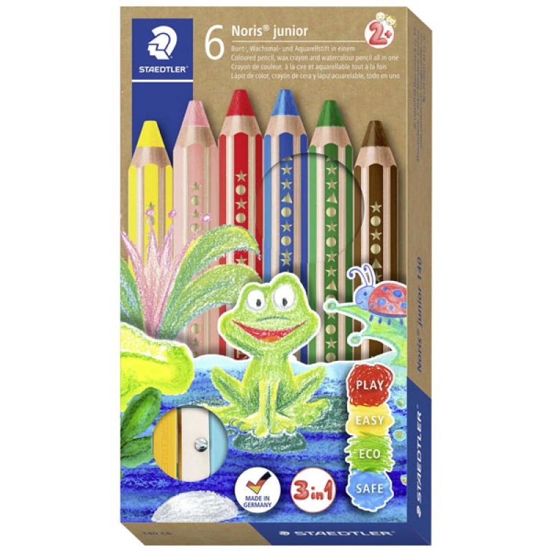Image of Staedtler Buntstife Metallic 12er Kartonetui sechseckig fur...