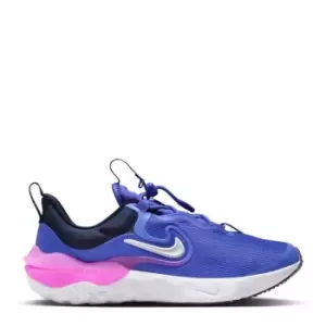 image of Nike Run Flow Big Kids Running Shoes - Purple