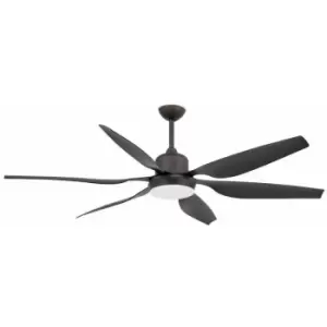 image of Faro Tilos Brown 6 Blade Ceiling Fan