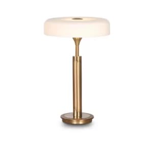 image of Vogue Cylindrical Table Lamp Rust