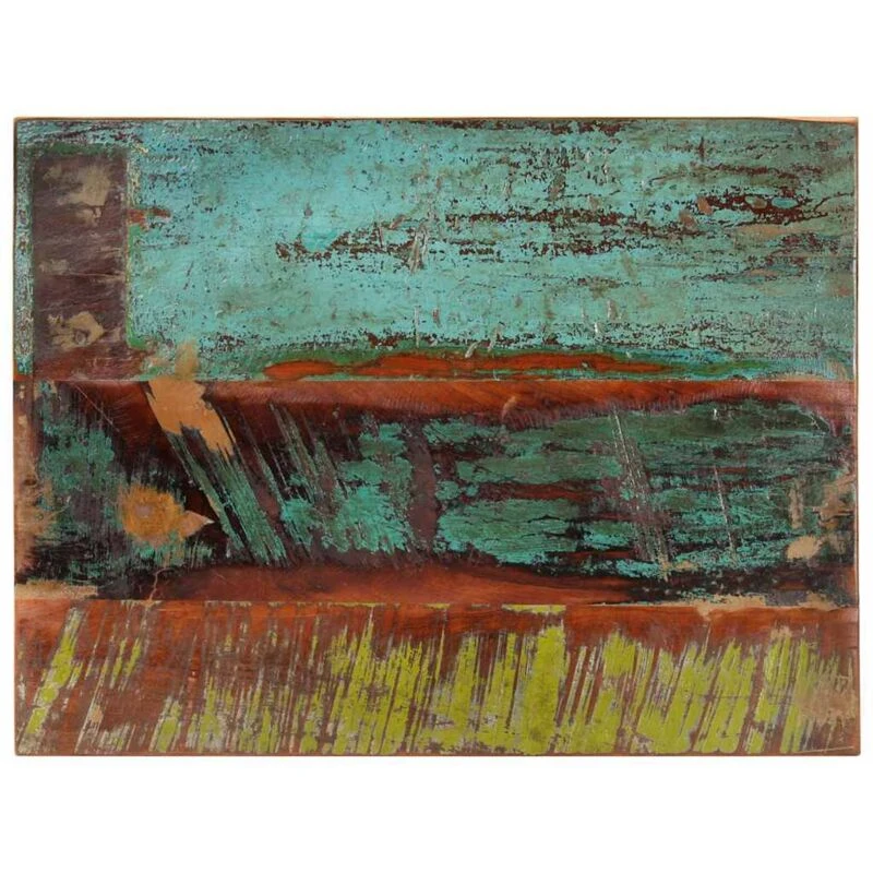 Image of VIDAXL Vidaxl - Rectangular Table Top 60x80cm 25-27mm Solid Reclaimed Wood 8719883794020