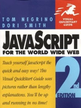 Image of Javascript for the World Wide Web by Tom Negrino Paperback