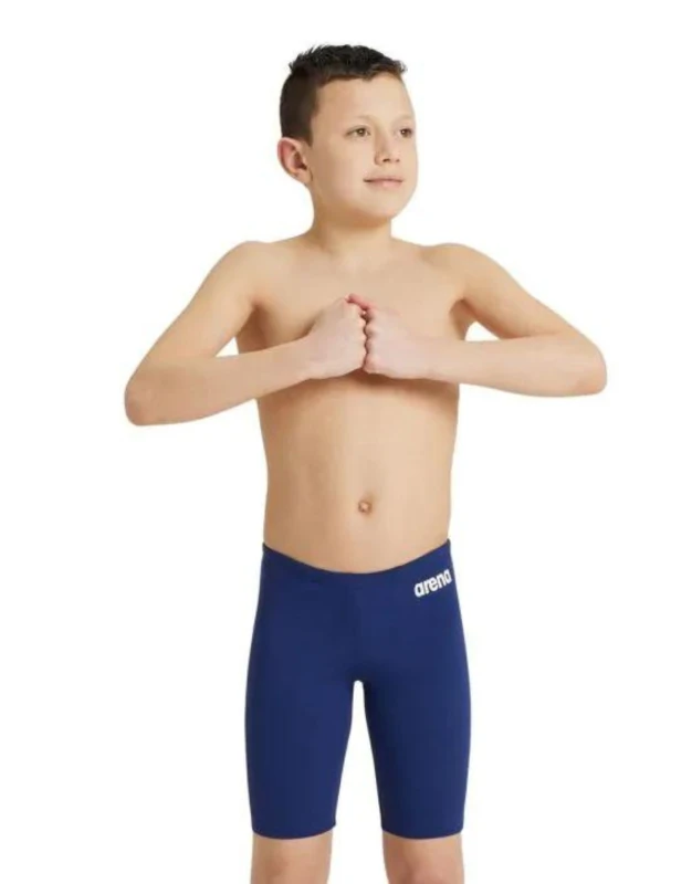 Image of Arena Team Solid Swim Jammer - Navy/White Navy male