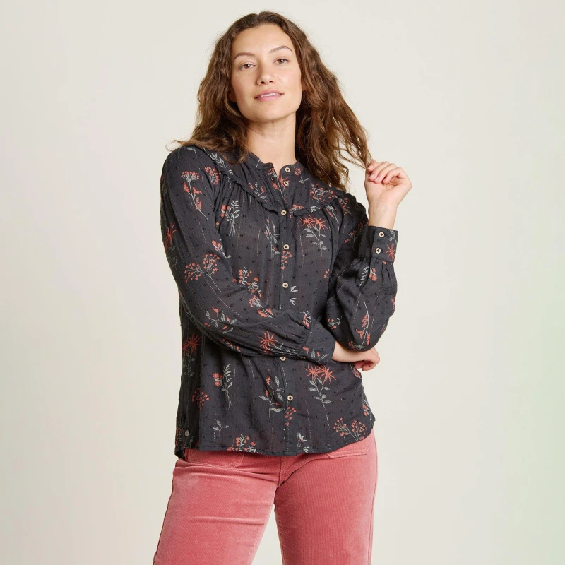 Image of Brakeburn Bella Blouse - Grey Grey UK 08