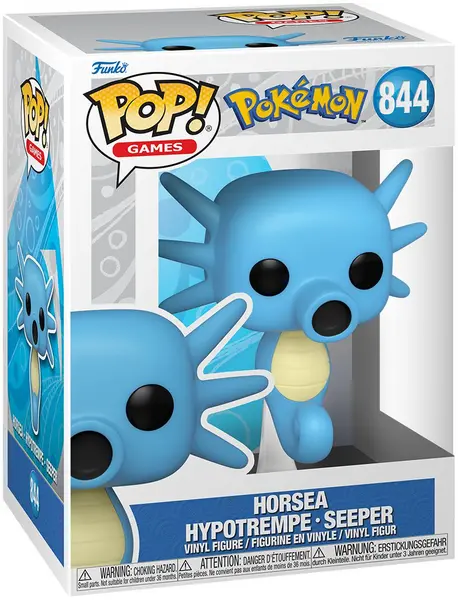 image of Pokemon Horsea - Hypotrempe - Seeper vinyl figurine no. 844 Funko Pop! multicolour