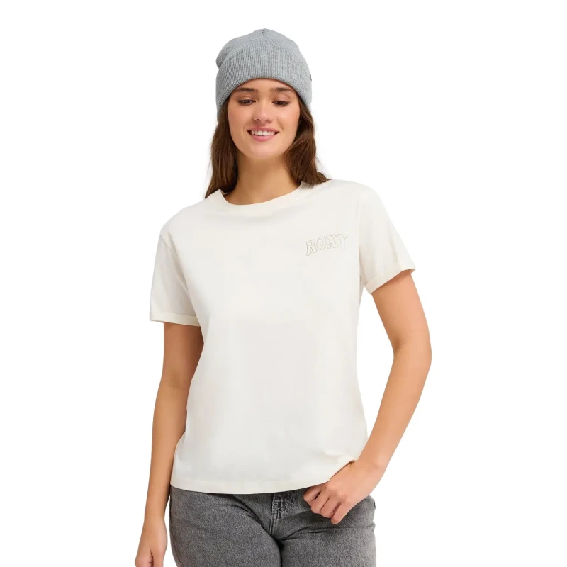 Image of Roxy Womens T-Shirt Roxy Oceanregular Blanc Female 2XL