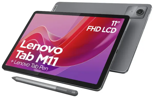 Image of Lenovo Tab M11 11" 128GB Tablet Bundle - Grey