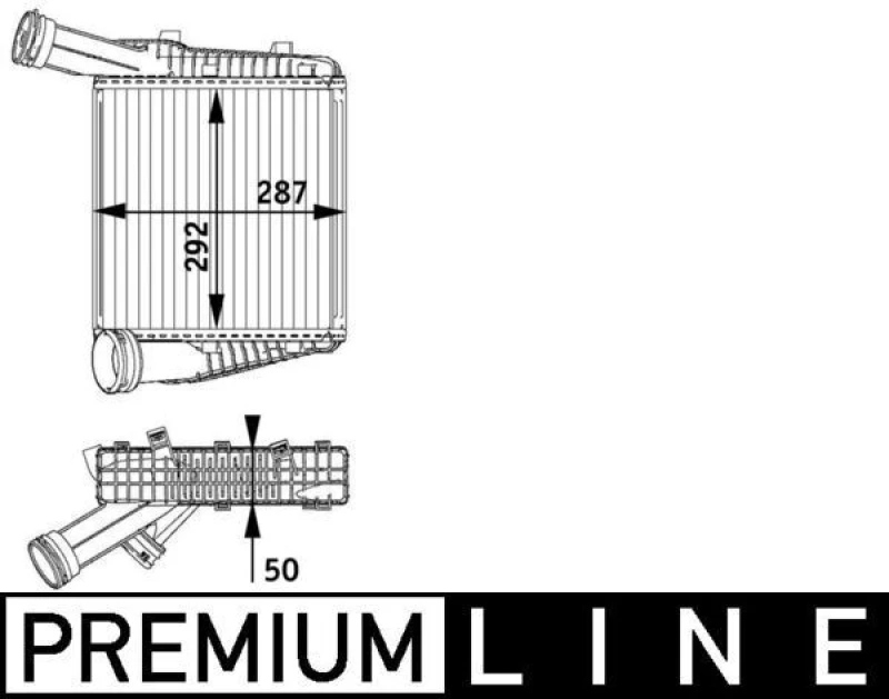 Image of Intercooler MAHLE CI 142 000P