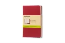 Image of Moleskine Plain Cahier - Red Cover (3 Set)