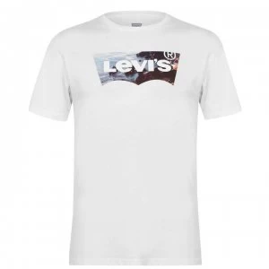 image of Levis Batwing Tee - White HM