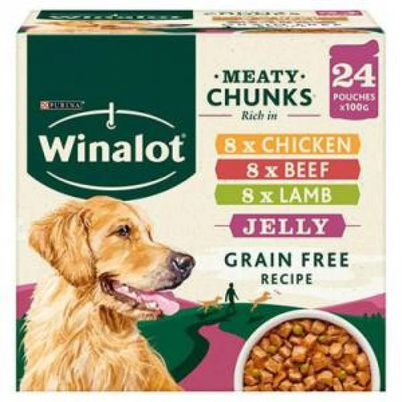 Image of Winalot Perfect Portions in Jelly 24x100g NWT6143 NWT6143