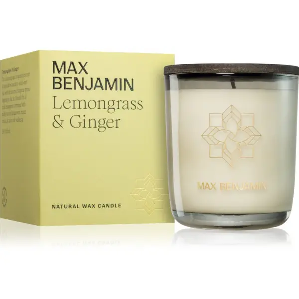 Image of Max Benjamin Lemongrass & Ginger Scented Candle 210g