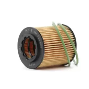 Image of MEYLE Oil filter 614 322 0011 Engine oil filter OPEL,FIAT,SUZUKI,ZAFIRA B (A05),Astra H Caravan (A04),Astra H Schragheck (A04),Vectra C Caravan (Z02)