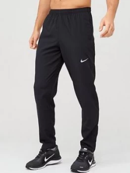 Image of Nike Stripe Woven Running Pants - Black