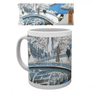 Image of Hiroshige The Drum Bridge Mug