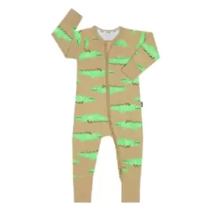 image of Bonds Zip Wondersuit Sneaky Croc 12-18 Months