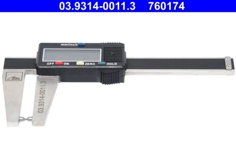 Image of ATE 03.9314-0011.3 Vernier Calliper, brake disc thickness Vernier Calliper,brake disc thickness (2362)