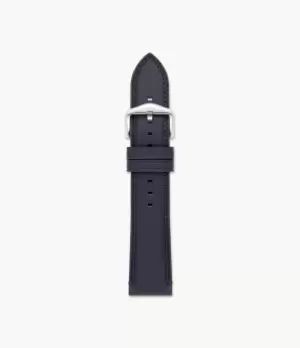 Image of Fossil Men 22mm Navy Eco Leather Strap
